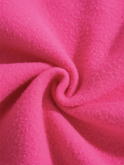 Women's Red Christmas Tree & Lettering Sweater - Cozy Winter Pullover with Round Neck Long Sleeve, Thickened Sweating-Reducing Blouse for Xmas Party Outfits, Family Gatherings (Machine Washable, Autumn/Winter Clothing)