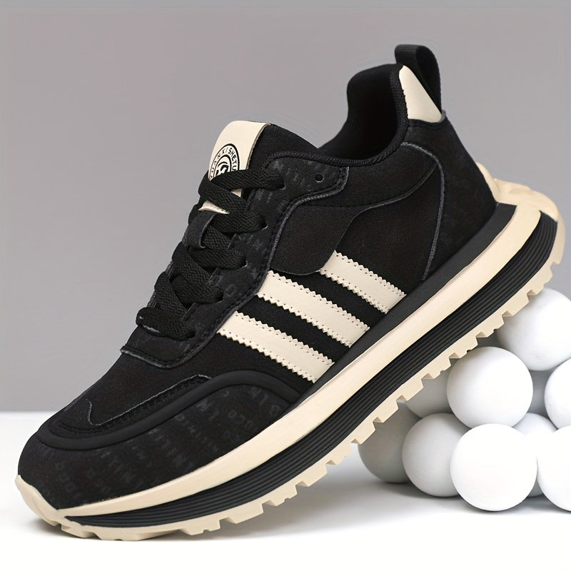 Men'S Casual Sneakers - Comfortable, Non-Slip, All-Season Footwear with Lace-Up Closure, Stylish Brown and Teal Design, Everyday Walking Shoes Stylish Casual Shoes Laceup Construction, Casual Shoes