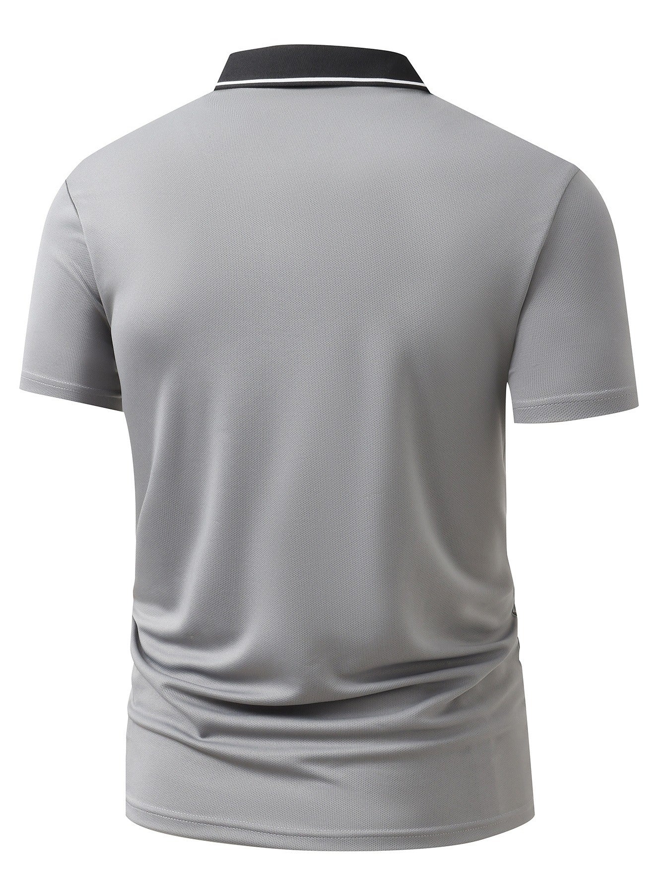 S8 Men'S Quick-Dry Polo Shirt | 4518 Stylish BQSS Design, Airy And Comfortable for Workouts, Casual Wear, And Trendy Lightweight And Sturdy Top with Short Sleeves And Button Features - ayq