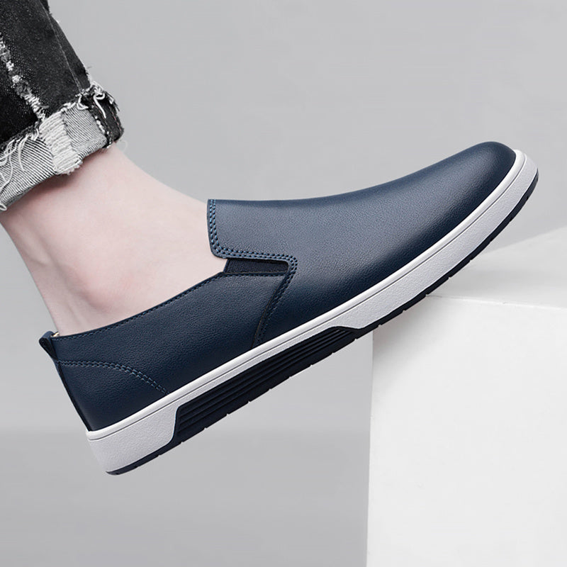 Men's Leather Slip-On Dress Shoes for Business & Formal Wear
