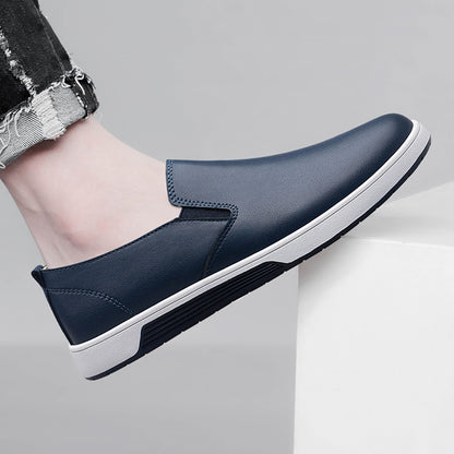 Men's Leather Slip-On Dress Shoes for Business & Formal Wear