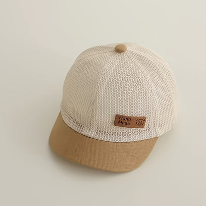 Breathable Cotton Plaid Duckbill Hat for Toddlers 6-24 Months