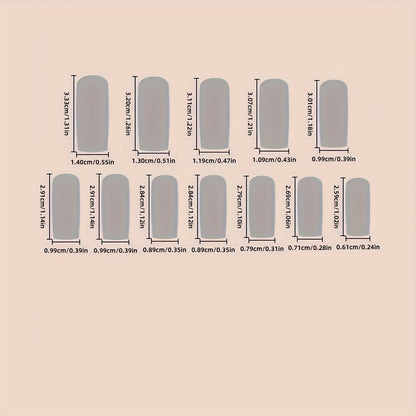 Christmas 24pcs Medium-Length Glossy Red Santa Claus and White Snowman Detachable False Nails, Contrast Color Press-On Manicure Stickers for Holiday Daily Party Wear, Festive Manicure, Seasonal Nail Art, Glossy Finish, Festiv