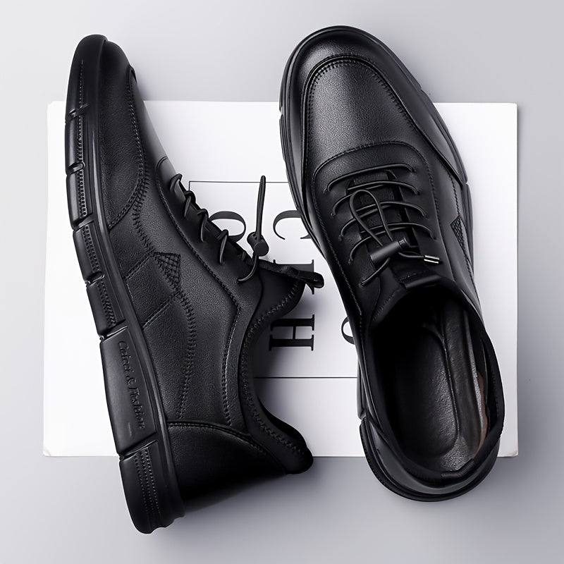 Men'S Stylish Business Casual Shoes with Lightweight, Soft Soles, Shock Absorption, And Comfortable, Non-Slip Design - ayq