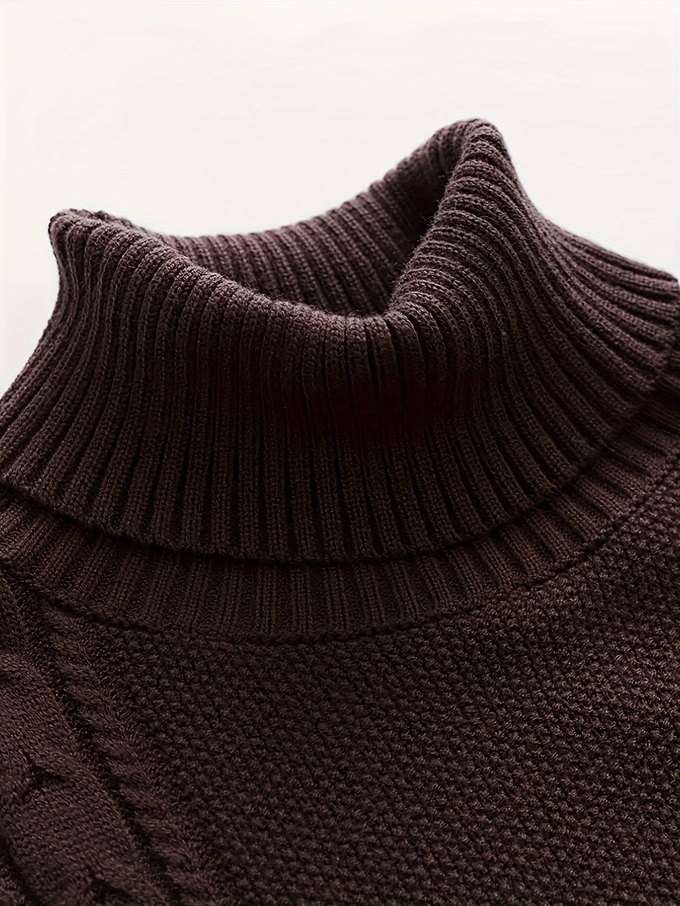 2024 New Cross-Border Men'S Plaid Knit Pullover Sweater (Men'S Warm Top)