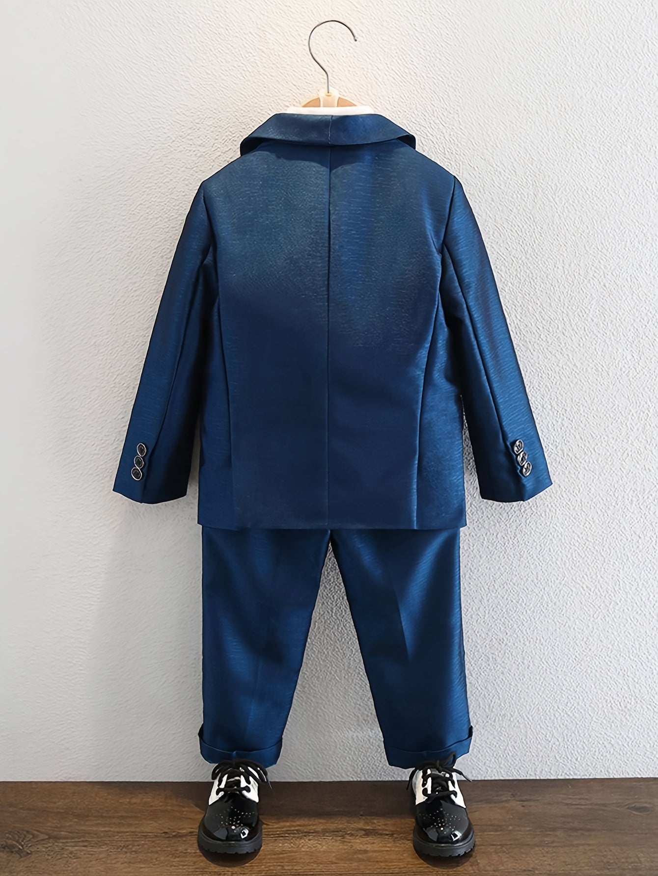 Boys' 3-Piece Slim Fit Suit Set for Spring and Fall