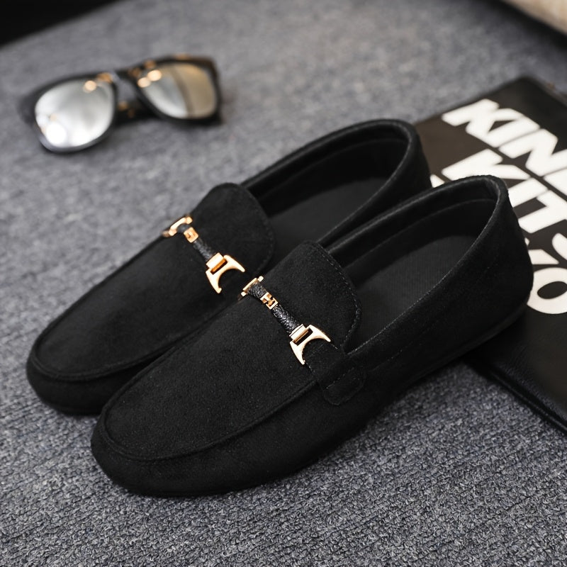 Men's Casual Canvas Slip-On Shoes Round Toe Summer Style