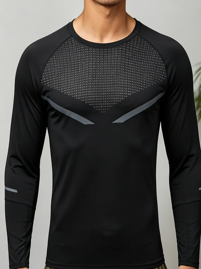 Men's Athletic Tracksuit Set - Breathable, Quick-Dry Sportswear