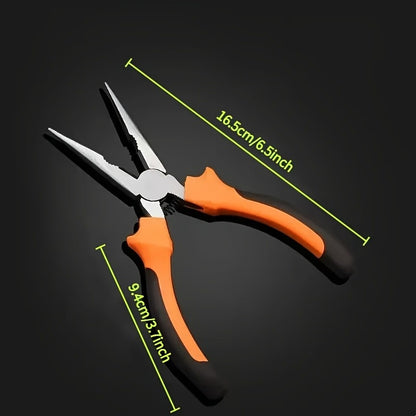 Upgraded Multi-Functional Heavy-Duty Home Repair Tool Kit | Iron Construction, Includes Portable Case, Essential for Beginners, Suitable for Professional and Projects