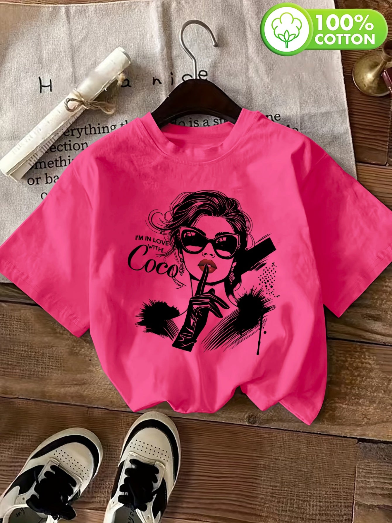 Women's Casual Vintage Printed Cotton T-Shirt for Summer