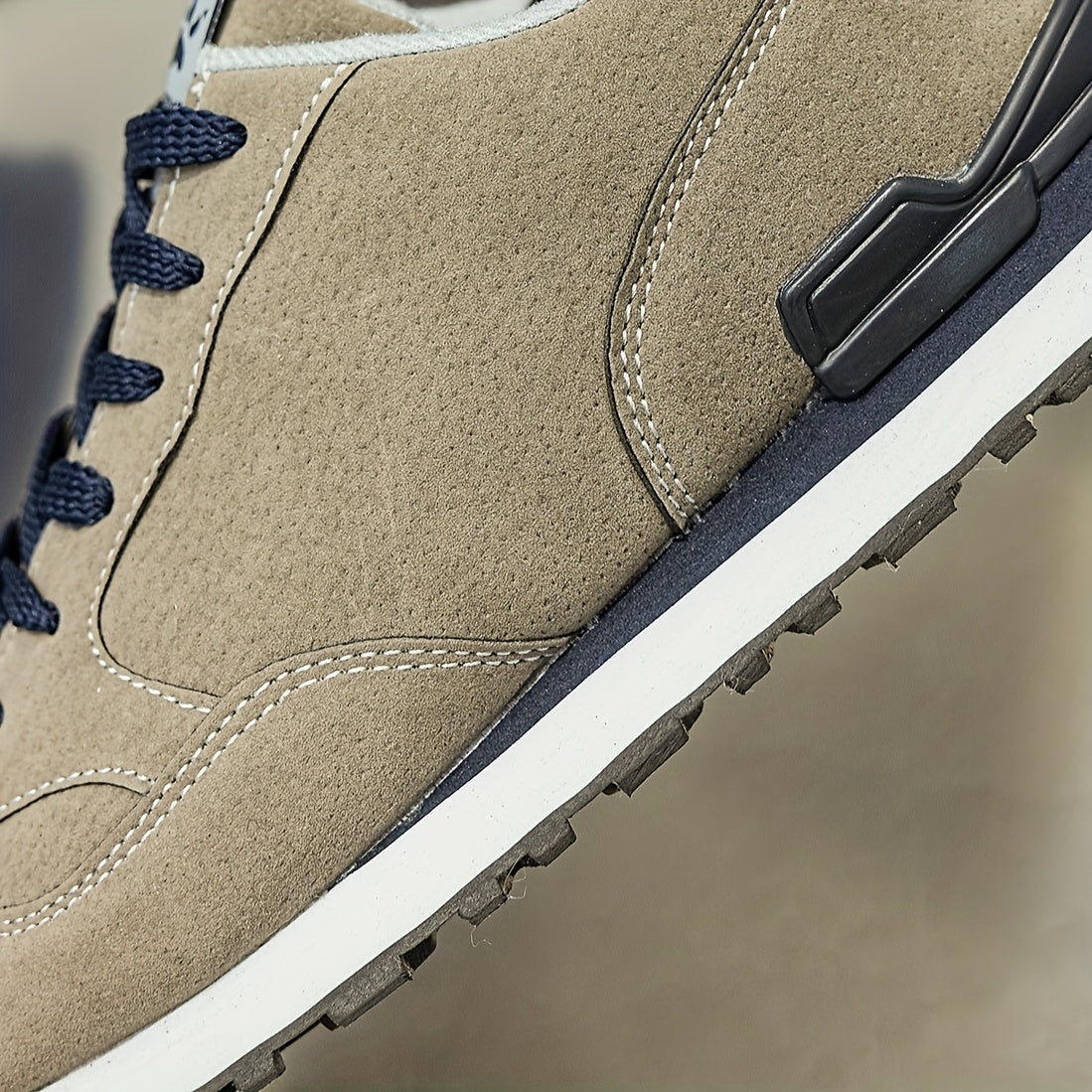 Men'S Casual Shoes, Thick-Soled Sports Shoes, Solid Color Lace-Up Low-Top Sneakers, Stylish And Minimalist Men'S Athletic Shoes, Running Shoes, Spring And Autumn Tennis Shoes - ayq