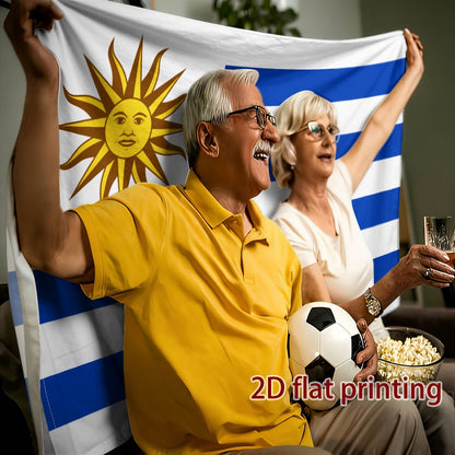 Uruguay Flag Polyester Fan Support Flag for Sports Events