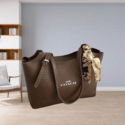 Retro Large Cotton Tote Bag with Adjustable Strap for Travel