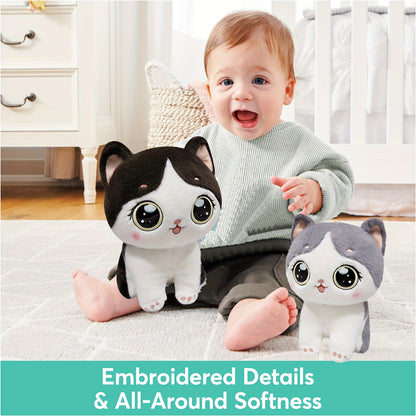 Adorable Simulation Cat Plush Toys Kawaii Cartoon Stuffed Animal Plush Toys Soft Filling Fluffy Cute Home Decor Sofa Decor Room Decor Holiday and Birthday Popular Gift for Friends and Family