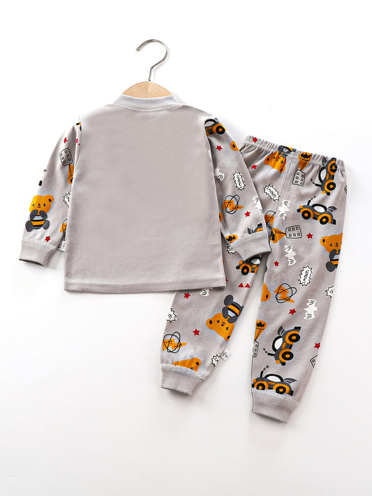 Autumn and Winter Set | Boys' and Girls' Pure Casual Sportswear + Pants Two-Piece Outfit, Perfect for Outdoor