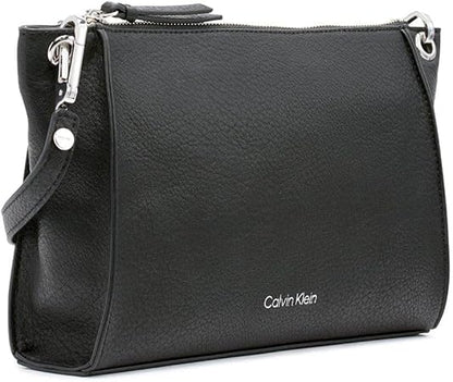 Calvin Klein Reyna Vegan Leather Crossbody Bag for Women