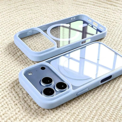 Magnetic Transparent Phone Case for iPhone 18 Pro Max with Wireless Ch