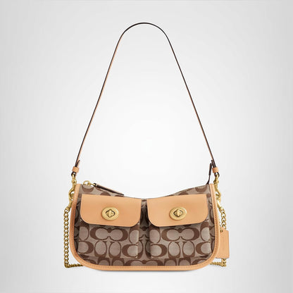 Coach Twin Turnlock Waverly Women's Shoulder Bag