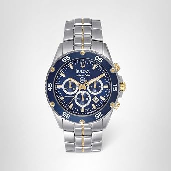Bulova Marine Star Men's Two-Tone Stainless Steel Watch