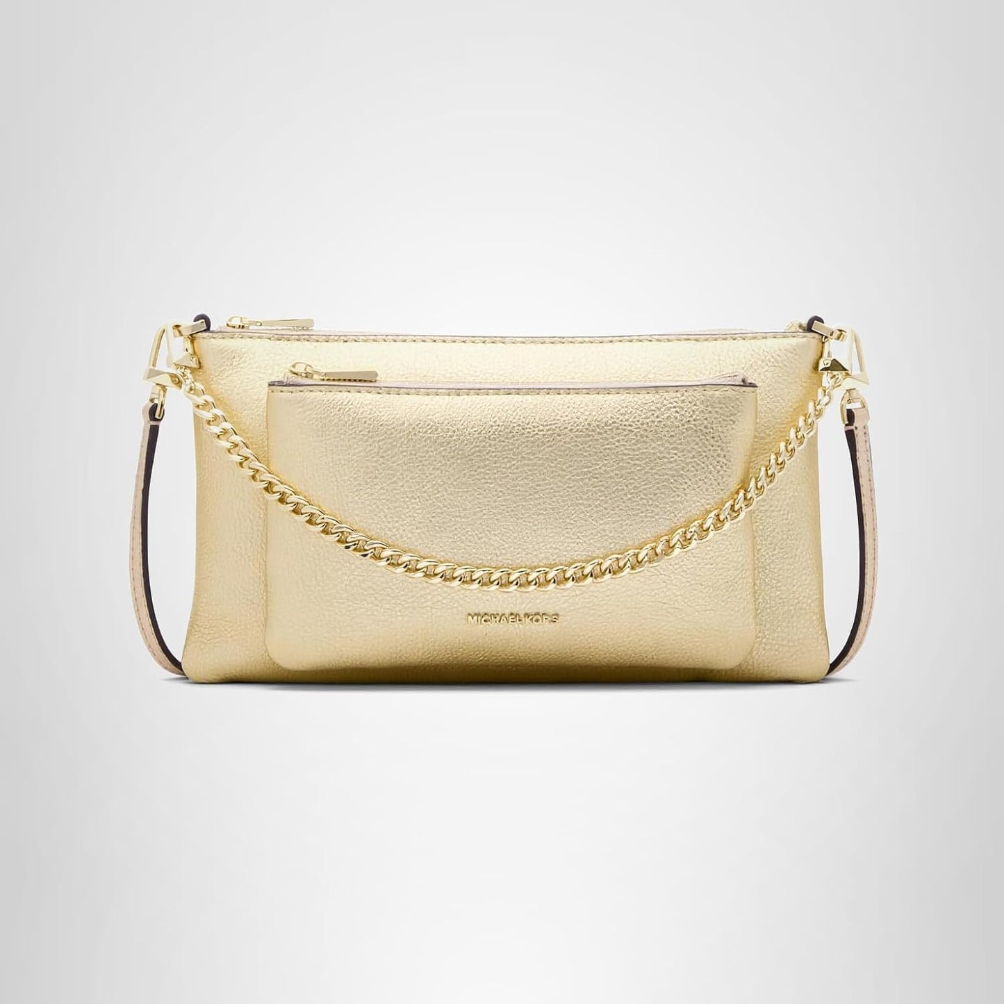 Michael Kors Jet Set Medium Pebbled Leather Convertible Bag
