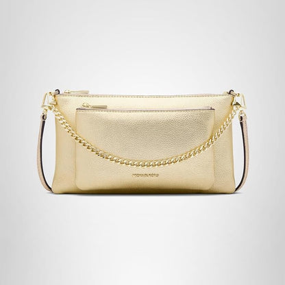 Michael Kors Jet Set Medium Pebbled Leather Convertible Bag