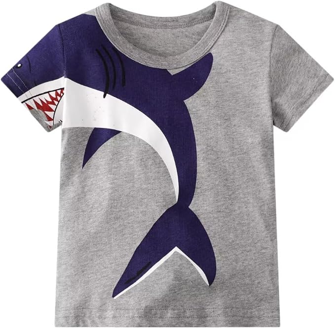 Toddler Boy Summer Shirt and Shorts Set for Ages 2-7