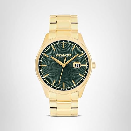 COACH Men's Oliver Quartz Watch 41mm Stainless Steel