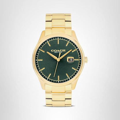 COACH Men's Oliver Quartz Watch 41mm Stainless Steel