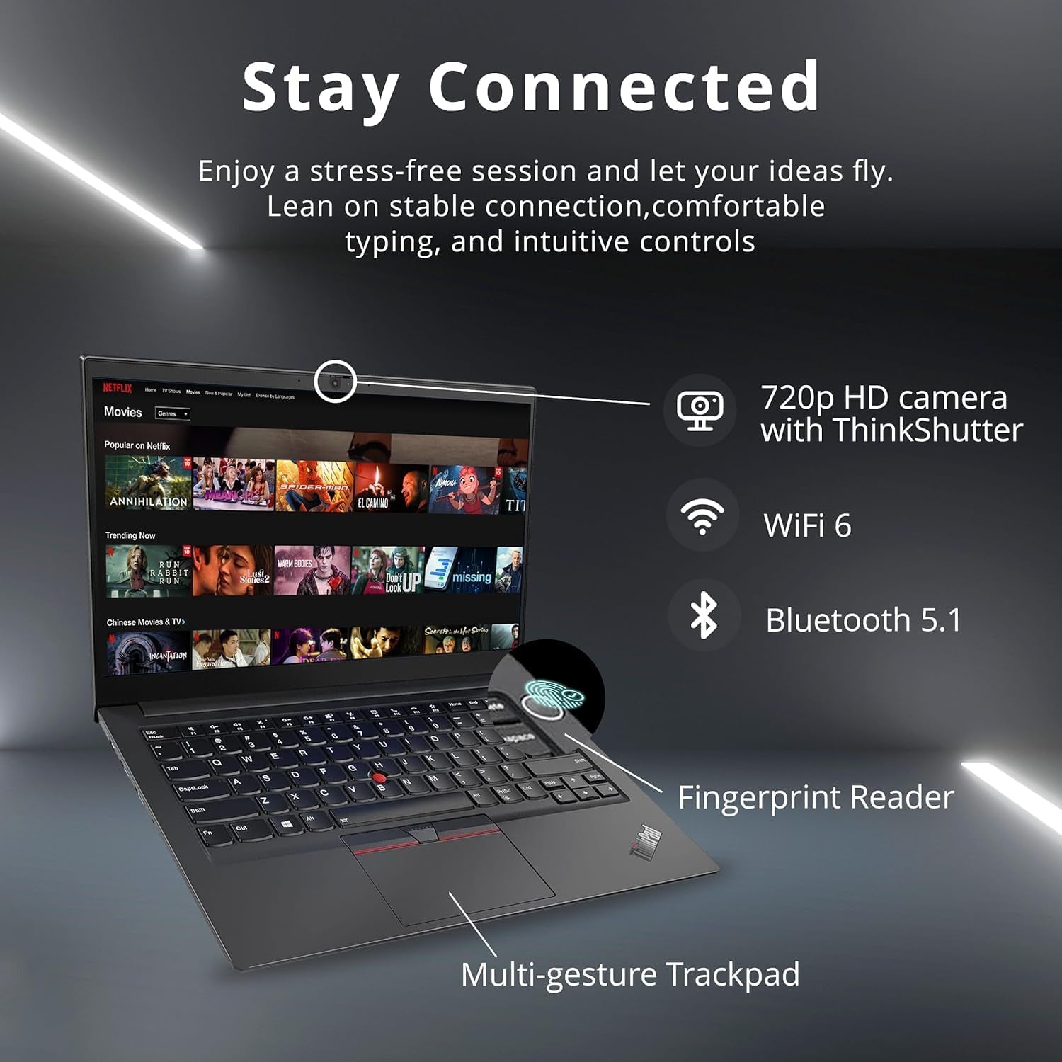 Lenovo Thinkpad E14 Gen 5 Business Laptop, 14" FHD+ Display, AMD Ryzen 7 7730U (Beat I7-1255U), 40GB RAM, 1TB SSD, FP Reader, Backlit Keyboard, HDMI, RJ45, Wi-Fi 6, Windows 11 Pro, Black