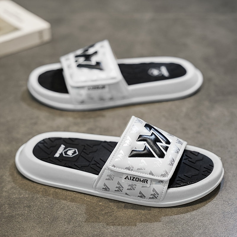Men's Streetwear Slides with Non-Slip Sole - Casual EVA Sandals