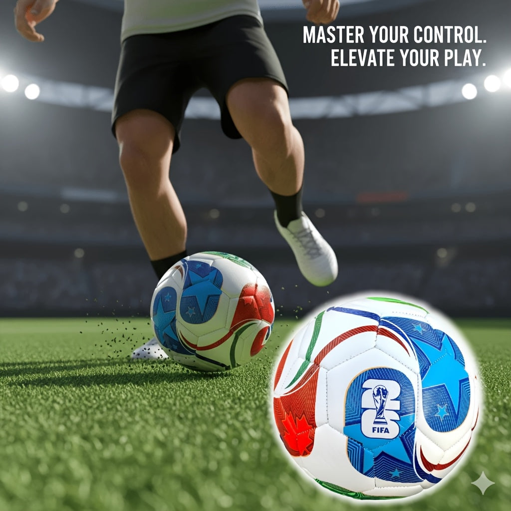 2026 FIFA World Cup Soccer Ball – Durable PU Outdoor Ball