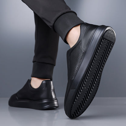 Men's Lightweight Casual Slip-On Shoes with Soft PU Soles