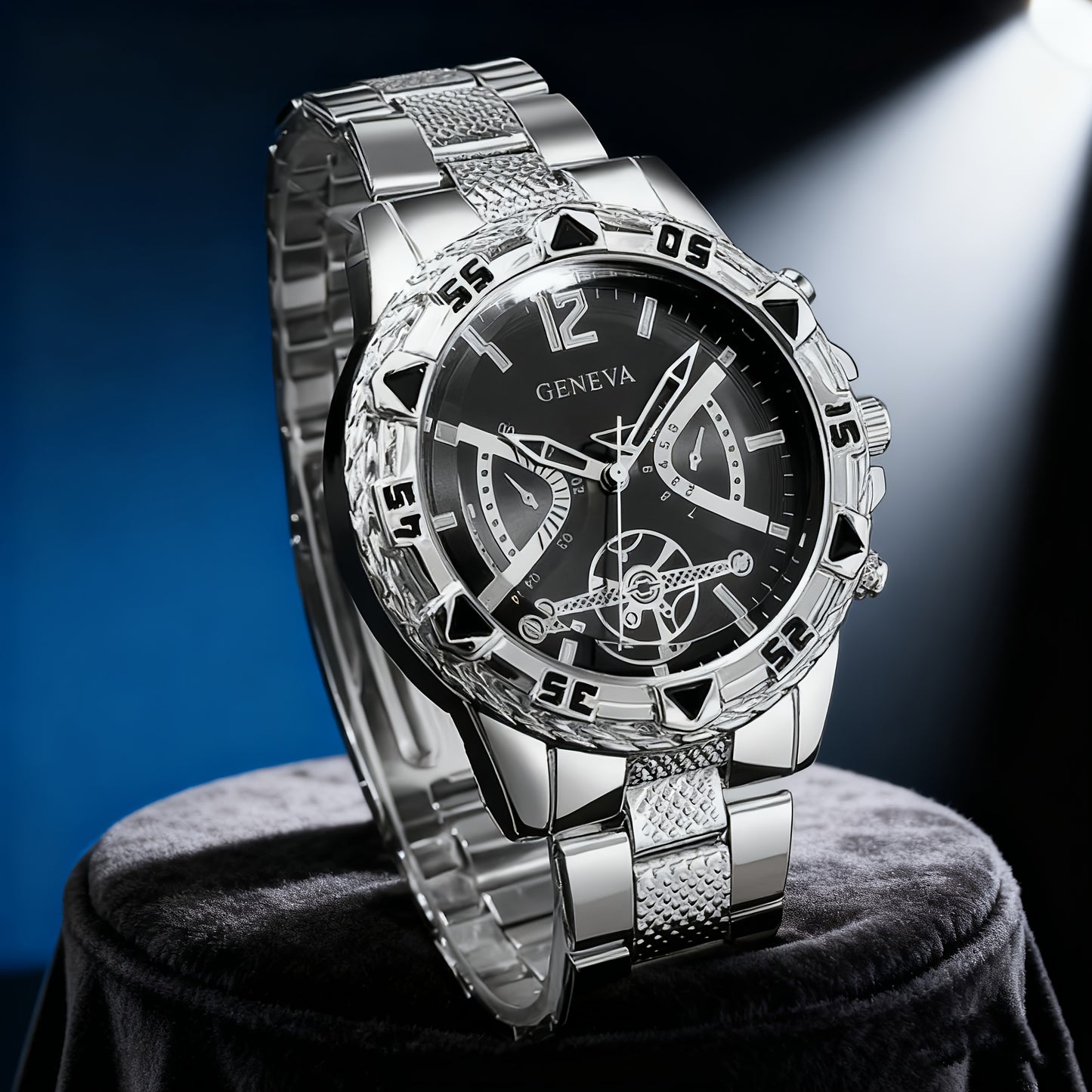 A Set of 3 Luxury Men'S Fashion Casual Business Watches, Wallet, And Keychain, Perfect As a Birthday, Anniversary, Or Holiday Gift for Him, Including Christmas Presents for Men