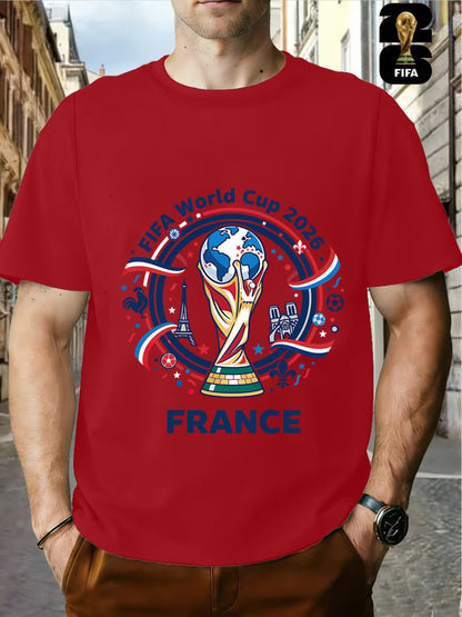 Men's 2026 FIFA World Cup Casual Short Sleeve T-Shirt