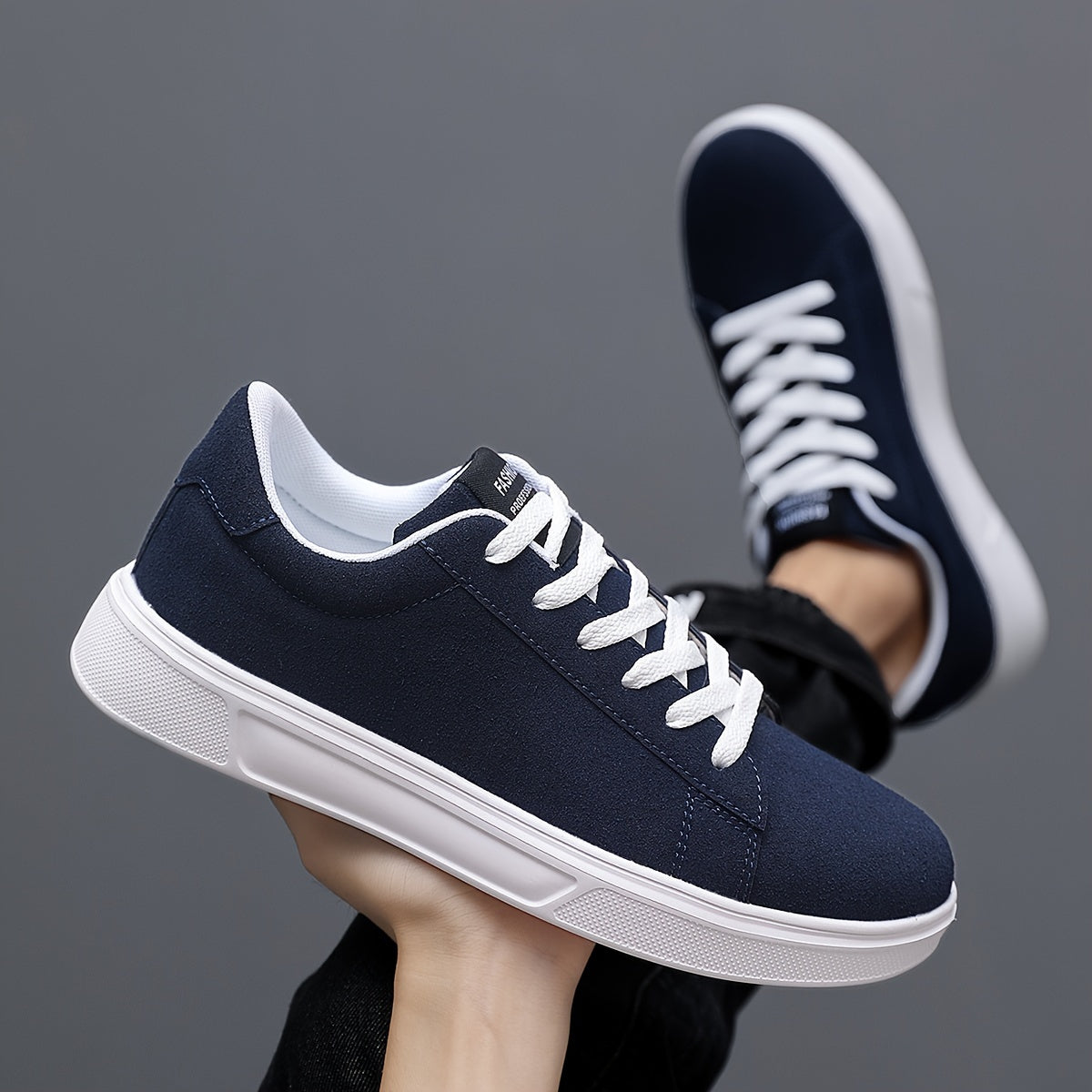 Men's Lightweight Lace-Up Casual Sneakers for Running & Outdoor