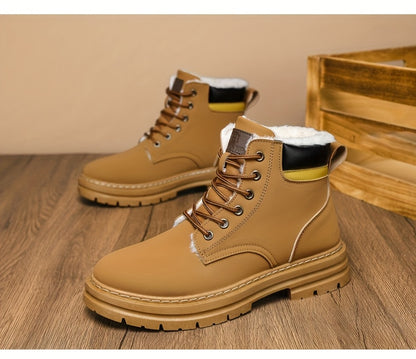 Plus Size Men's Snow Boots, -Lined Warm Shoes,Walking Boots, Winter Shoes Men, Snowboard Boots, Mens Hiking Boots, Mens Winter Shoe, Warm Shoes for Men, Mens Boots for Winter,Cold Weather Boots, Stylish Winter Footwear, Warm