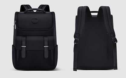 Men'S Large Capacity Laptop Backpack - Soft Shell, Durable  Easy to Clean, Multi-Functional Casual Business Travel Bag with Zipper Closure, Hand Washable, Commute Essentials   Casual Style   Zippered Closure