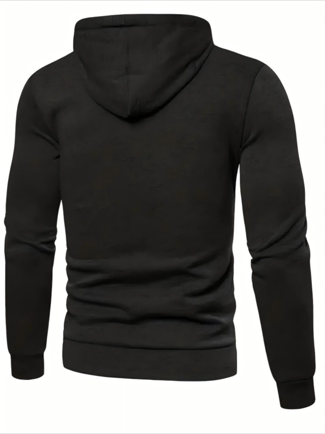 Men's Red Hooded Zip-Up Jacket with Logo Patch Pocket - Logo Personalization, Full-Zip Front Closure, Hooded Collar & Black Zipper - Casual Sportswear Winter Coat for Gym,, Streetwear () - Logo Printing Service, Mens Clothes,