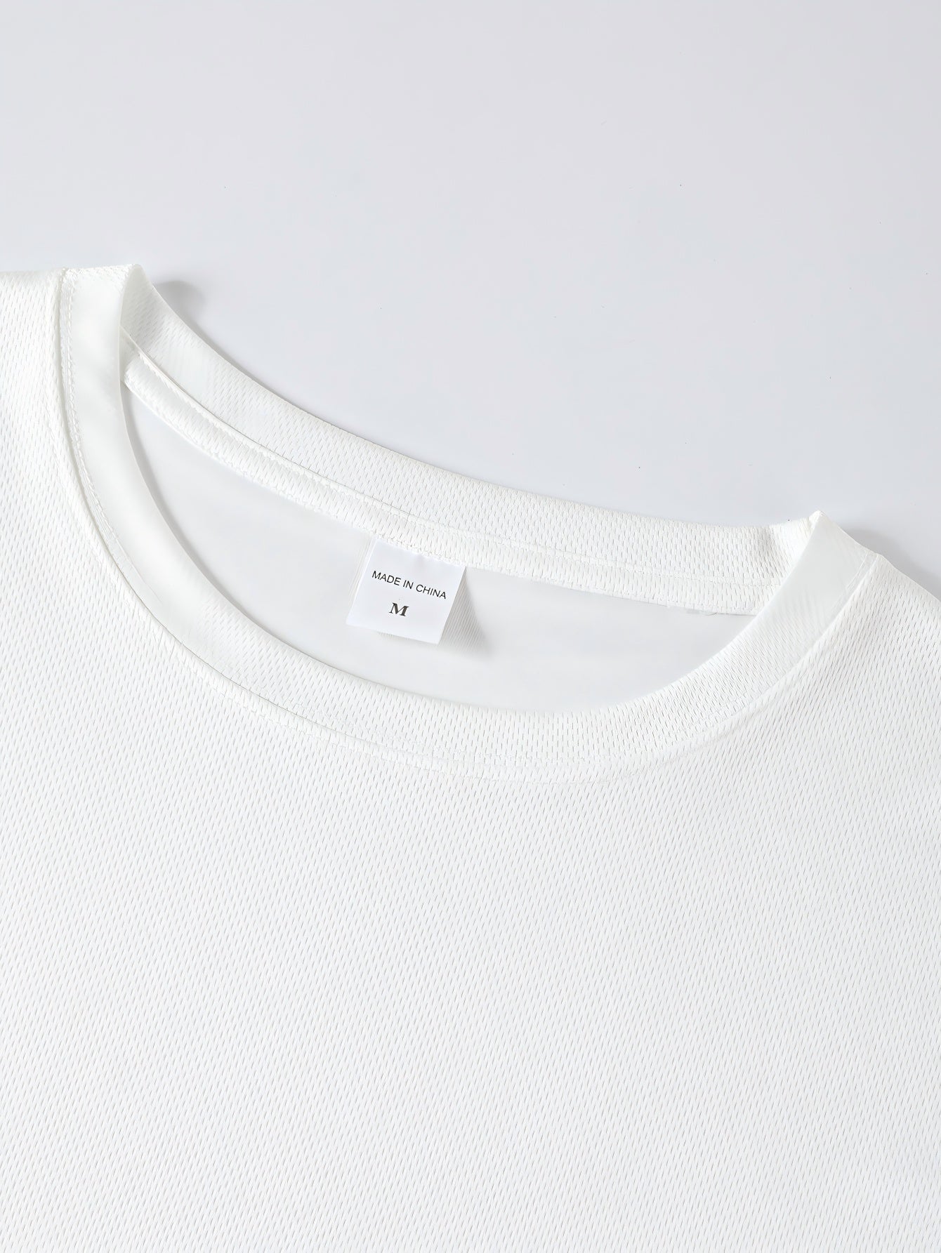 Men's Casual Crew Neck T-Shirt with Breathable Mesh