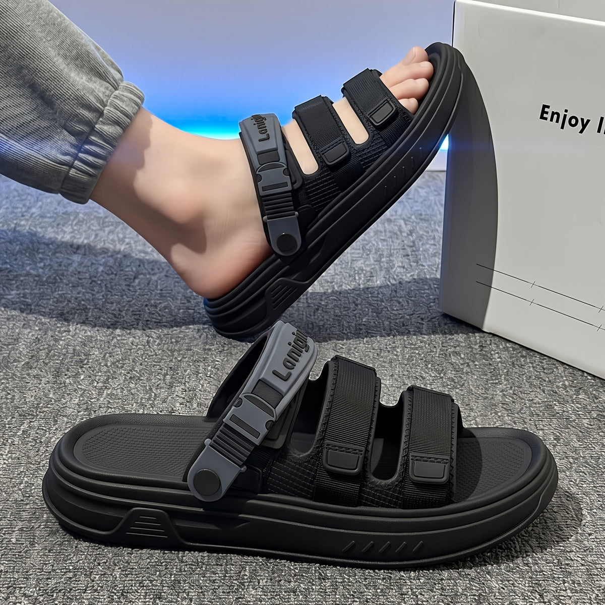 Men's Lightweight EVA Sandals for Summer Casual Comfort