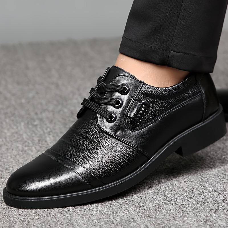 Men's All-Season Genuine Leather Lace-Up Formal Shoes