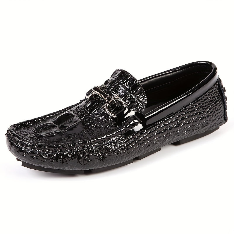 Versatile Low-Top Business Slip-On Shoes with Rubber Sole