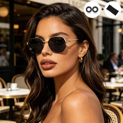 Unisex Retro Small Square Sunglasses with UV400 Protection