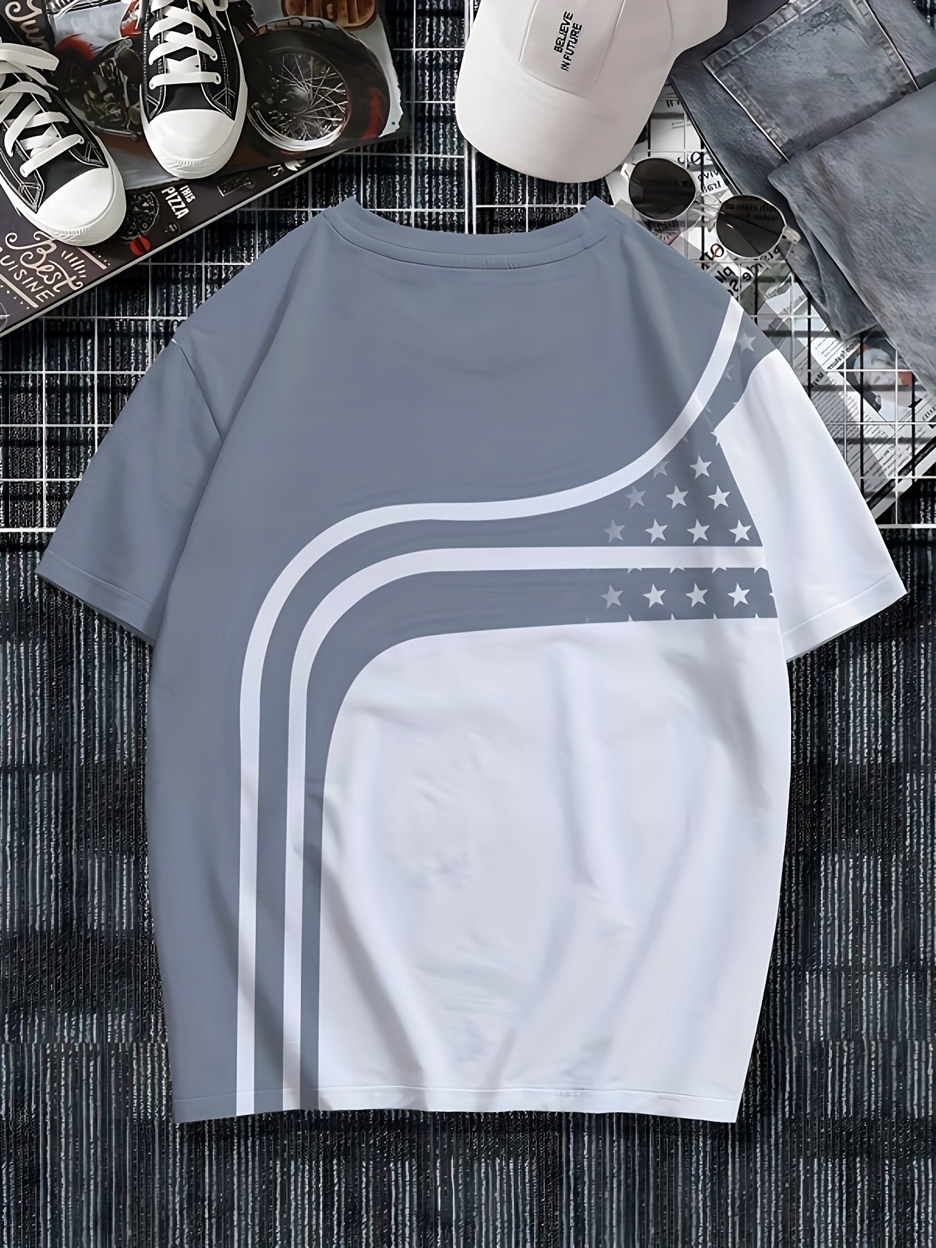 Men's Fashion Casual Round Neck T-shirt