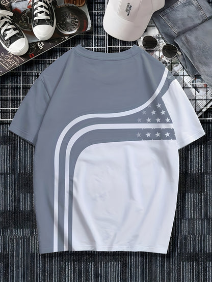 Men's Fashion Casual Round Neck T-shirt