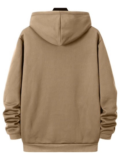 Men'S Trendy And Minimalist Triangular Striped Logo Hoodie And Sweatpants Set for Spring And Autumn, Featuring a Loose And Comfortable Design Suitable for Sports And Leisure, Machine Washable