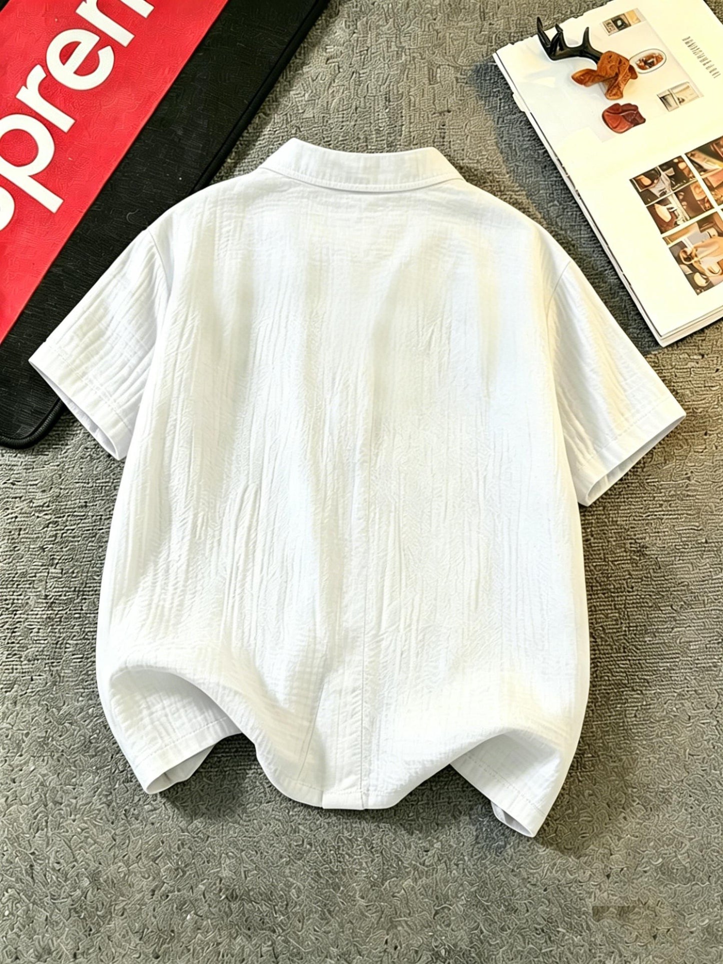 Kids' Casual Cotton Cardigan Shirt, Lightweight Summer Top