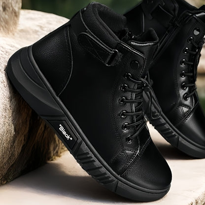 Men's Casual Ankle Boots - Stylish Outdoor Hiking Shoes