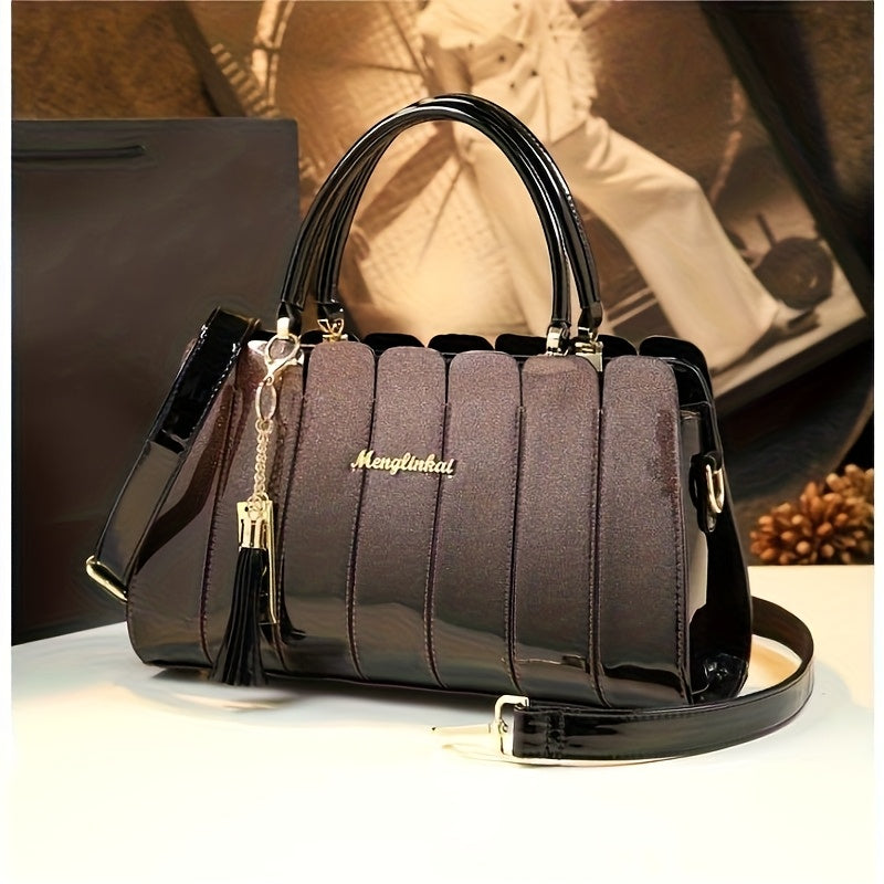 Genuine Leather Women’s Large Capacity Shoulder & Crossbody Bag
