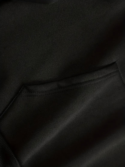 Men'S Heavyweight Hooded Sweatshirt with Santa Claus & Santa Hat Print - Thick Winter Pullover, Long Sleeve Hooded Sweater for Christmas, Halloween, New Year'S - Cozy Cold Weather Clothing For Men, Couples, Family - Ideal Hol